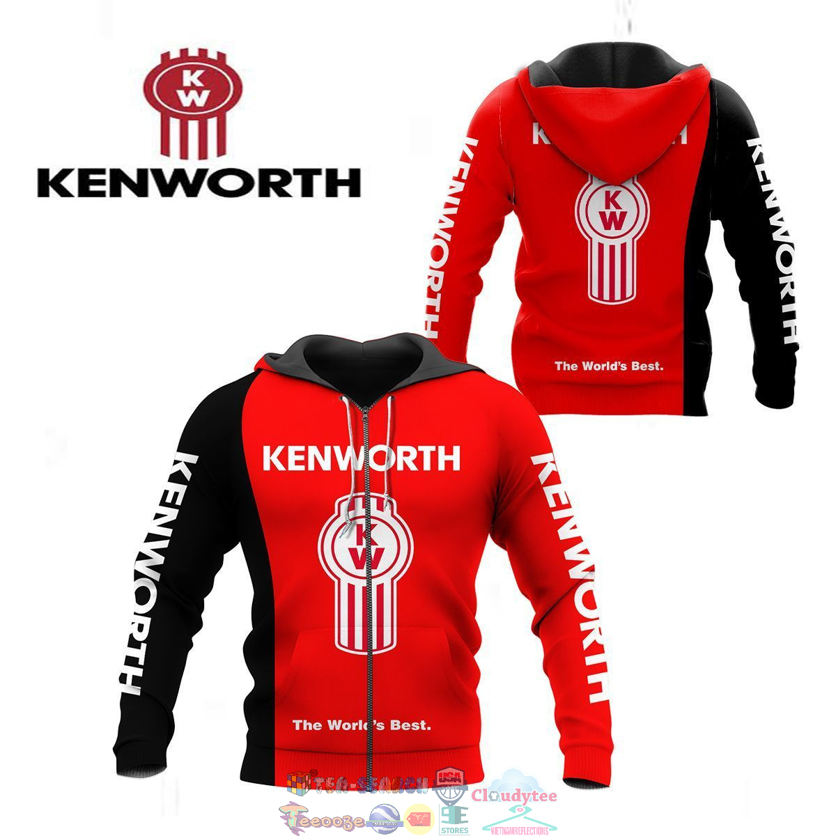Kenworth ver 4 3D hoodie and t-shirt