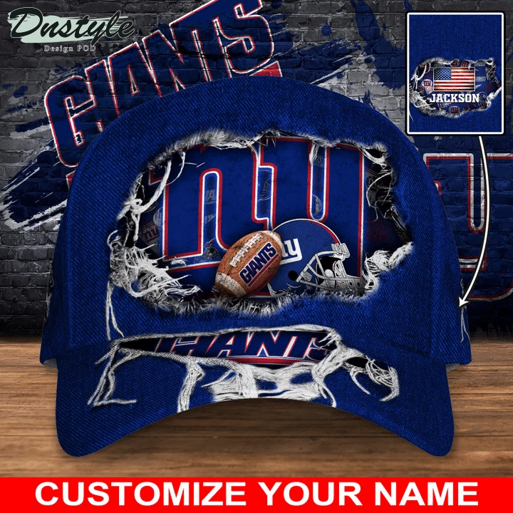 New York Giants Personalized Classic Cap