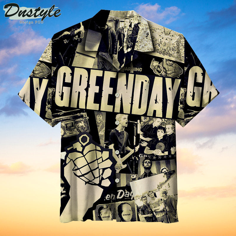Green Day Band Hawaiian Shirt