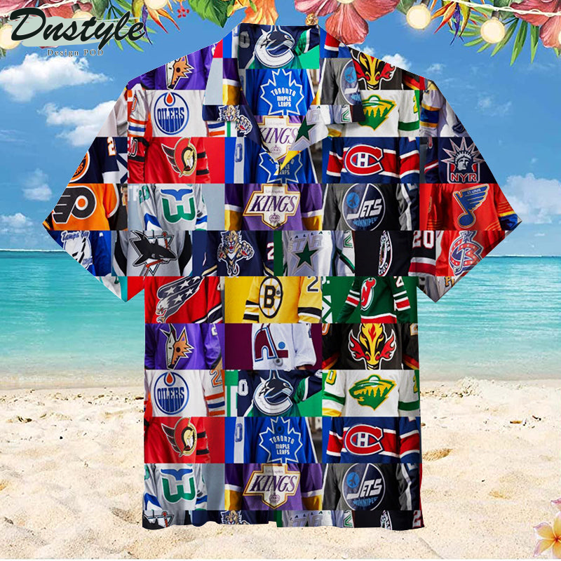 All NHL Reverse Retro Jerseys Hawaiian Shirt