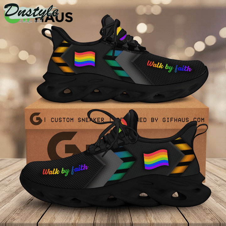 LGBT " Walk By Faith " Max Soul Sneaker