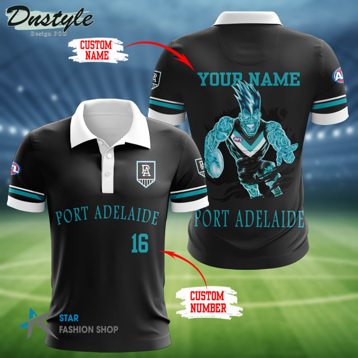 Collingwood Football Club Personalized 3D Polo Shirt