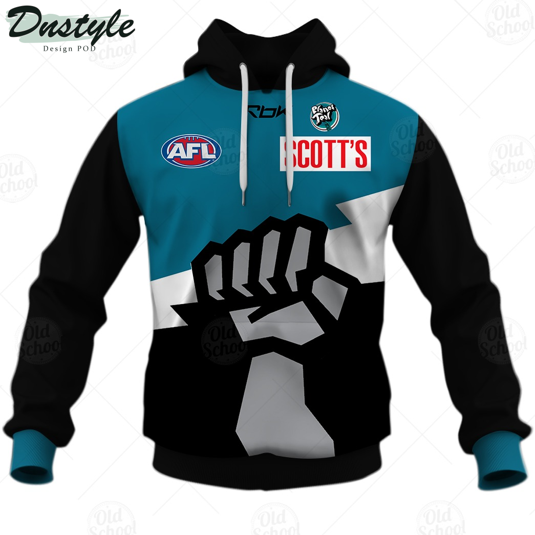 Port Adelaide AFL 2007 Custom Hoodie Tshirt