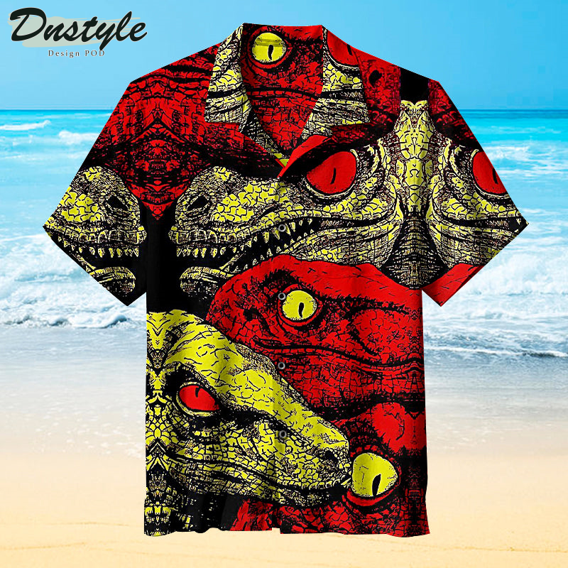 Trippy Dinosaur Hawaiian Shirt