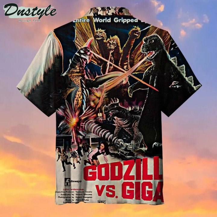 Release Of Godzilla Vs. Gigan Hawaiian Shirt