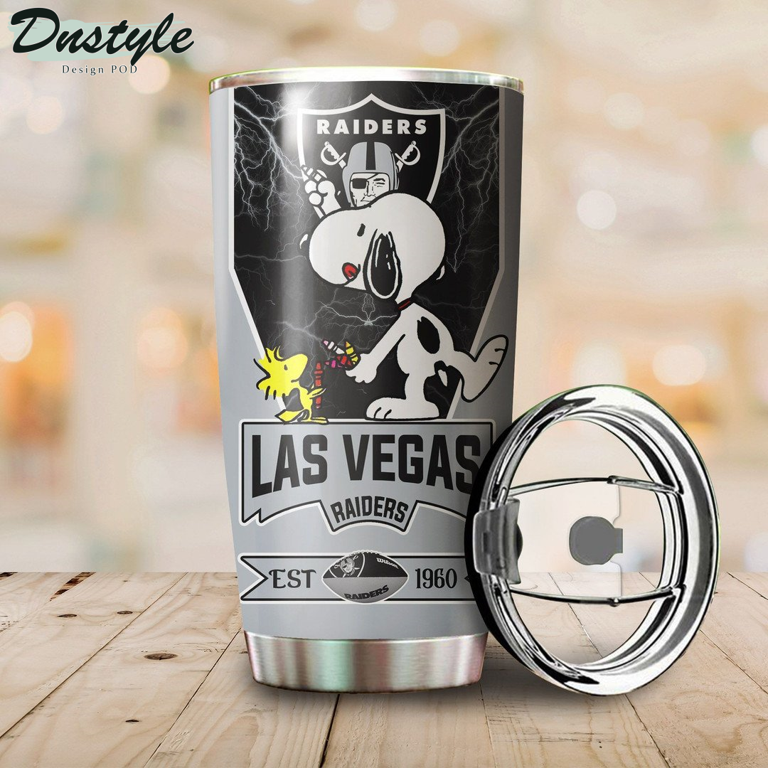 Las Vegas Raiders Snoopy Tumbler