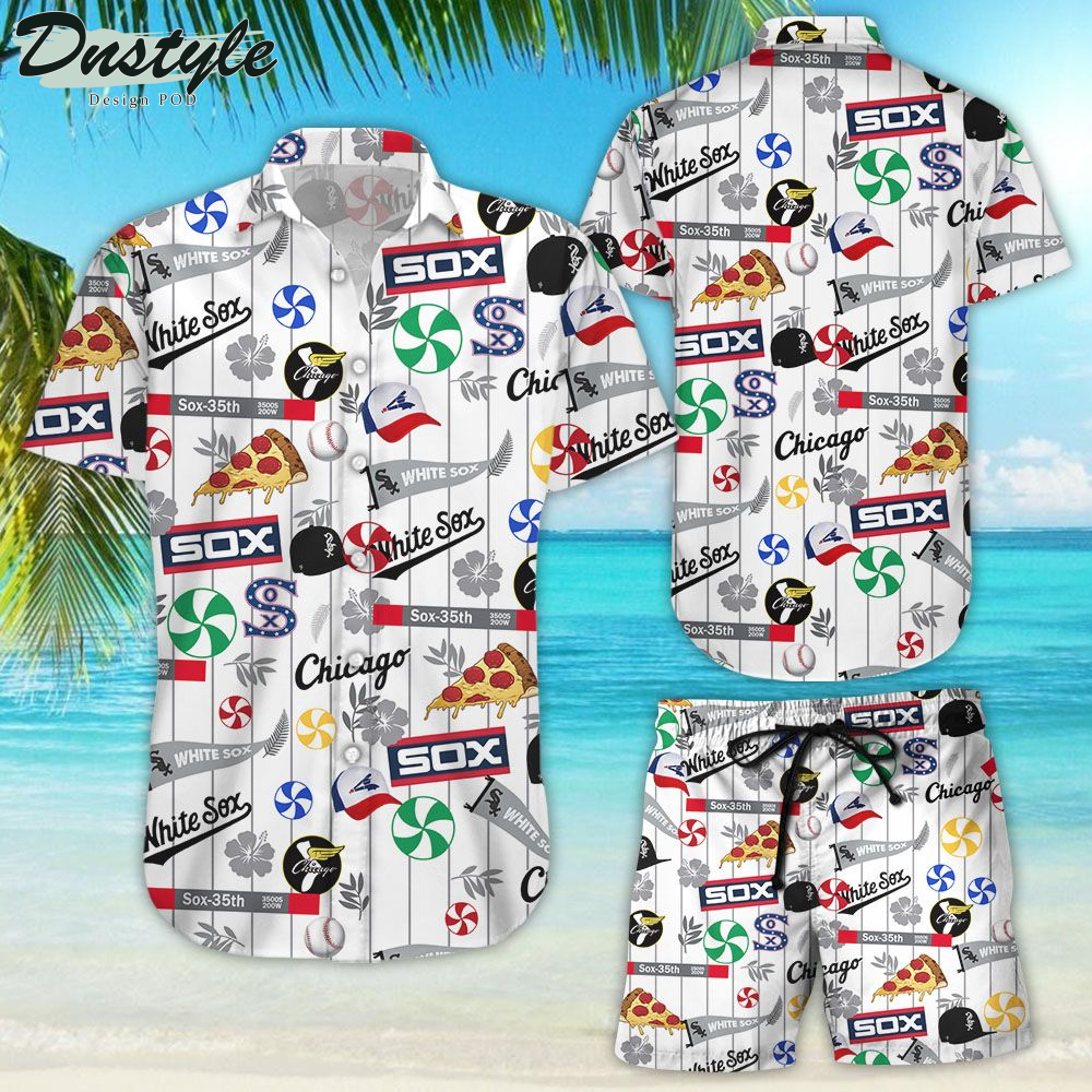 Chicago White Sox Hawaiian Shirt Beach Shorts