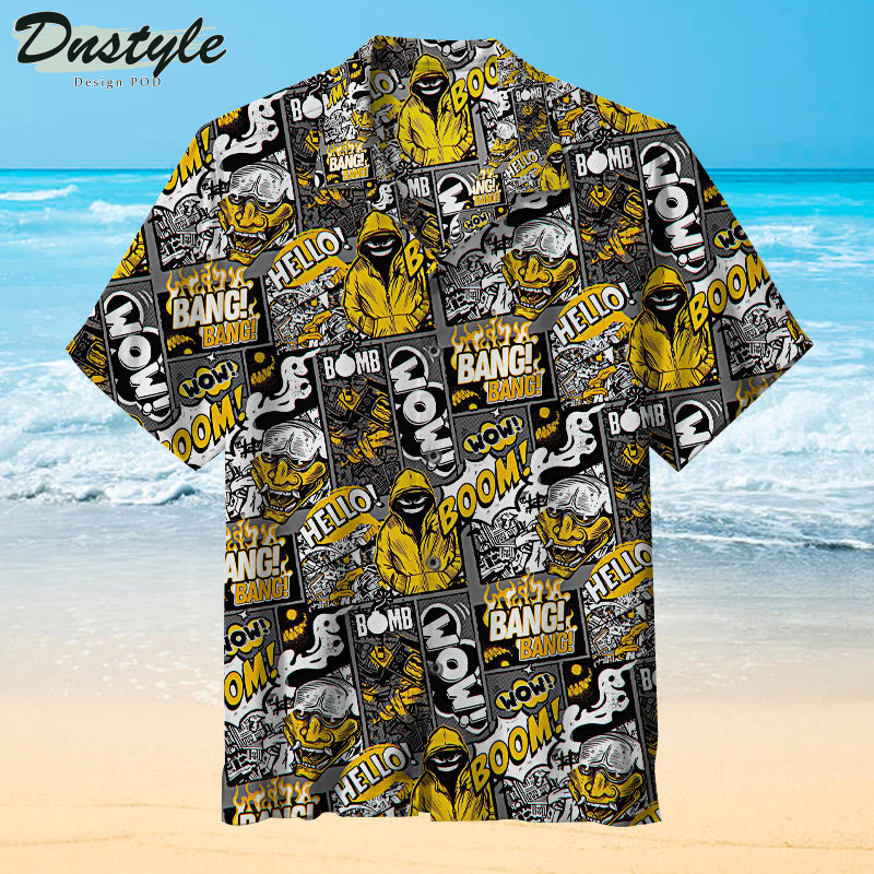 Hello Boom Wow Bang Hawaiian Shirt
