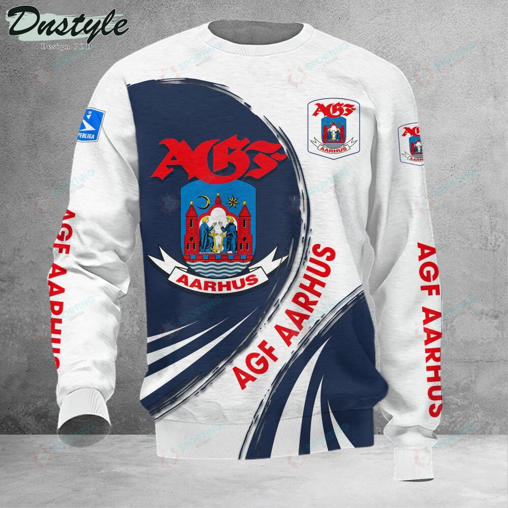 AGF Fodbold 3d Hoodie Tshirt