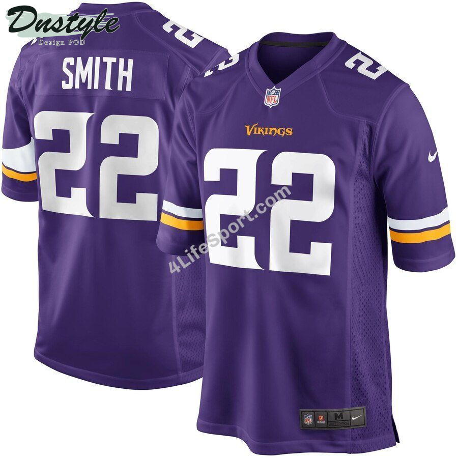 Harrison Smith 22 Minnesota Vikings Purple Football Jersey