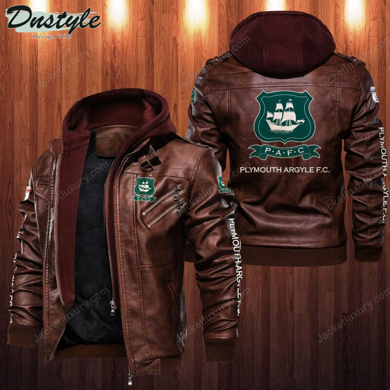 Plymouth Argyle F.C Leather Jacket