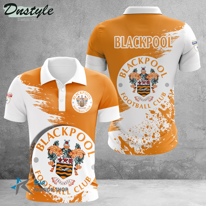 Blackpool F.C 3D Polo Shirt