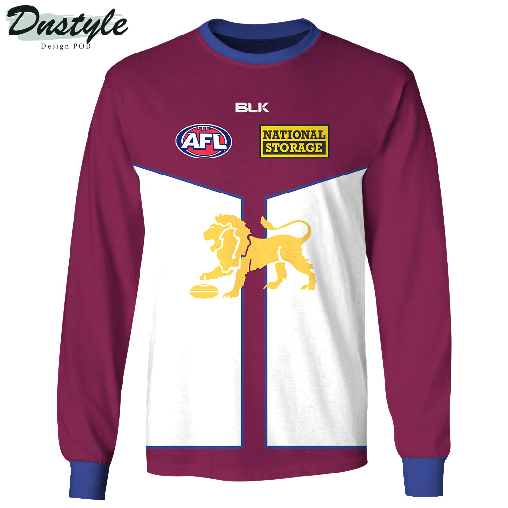 Brisbane Lions FC AFL Version 2 Custom Hoodie Tshirt