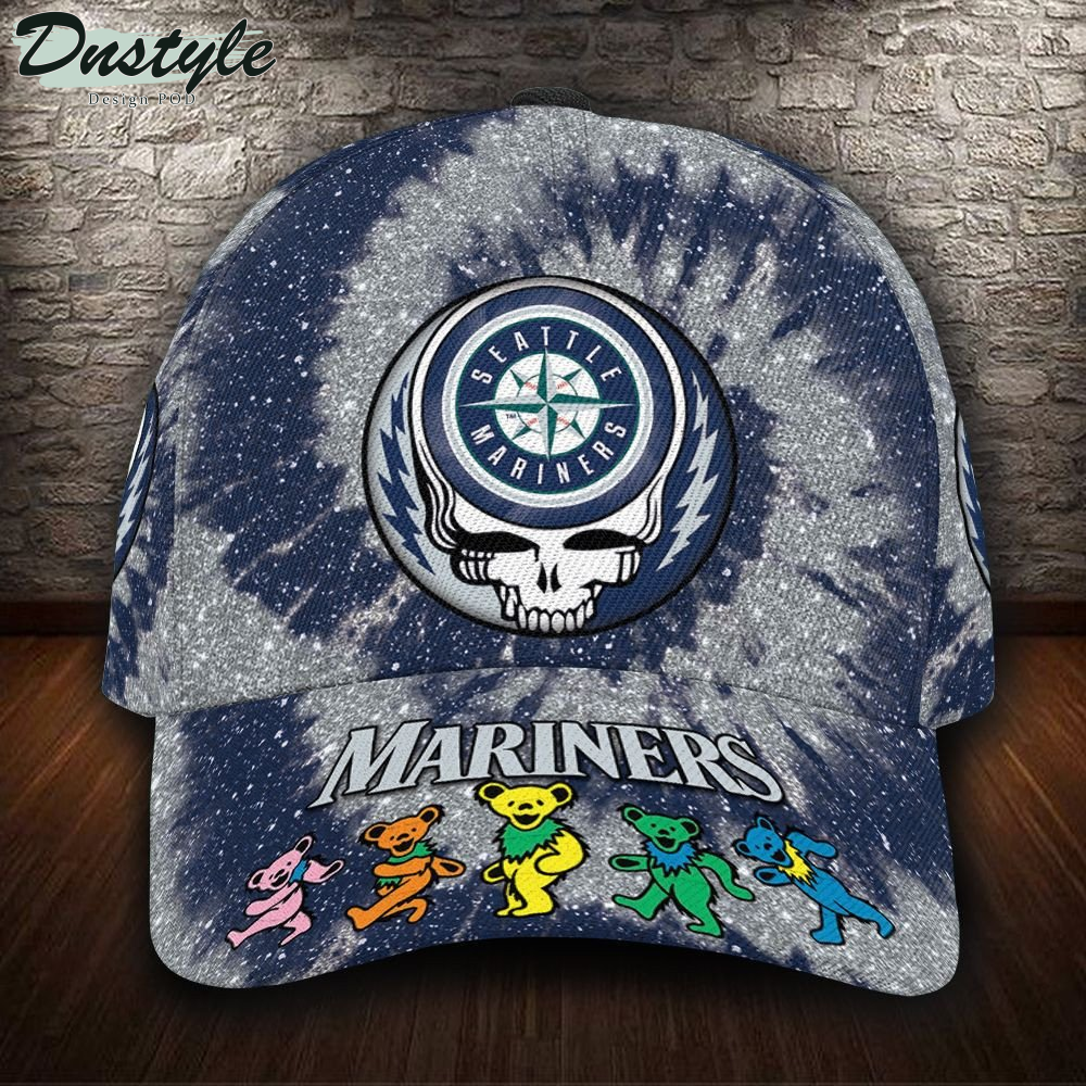 Seattle Mariners And Grateful Dead Band Baseball Classic Cap