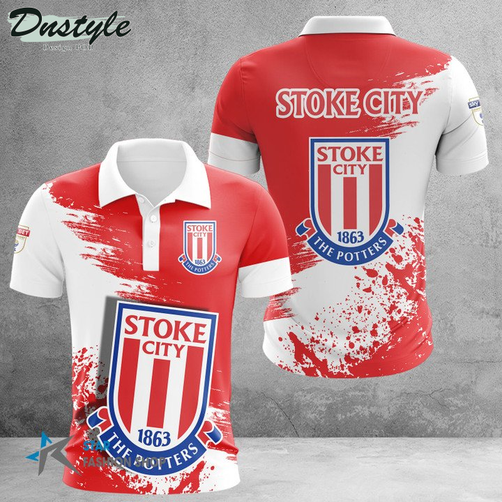 Stoke City F.C 3D Polo Shirt