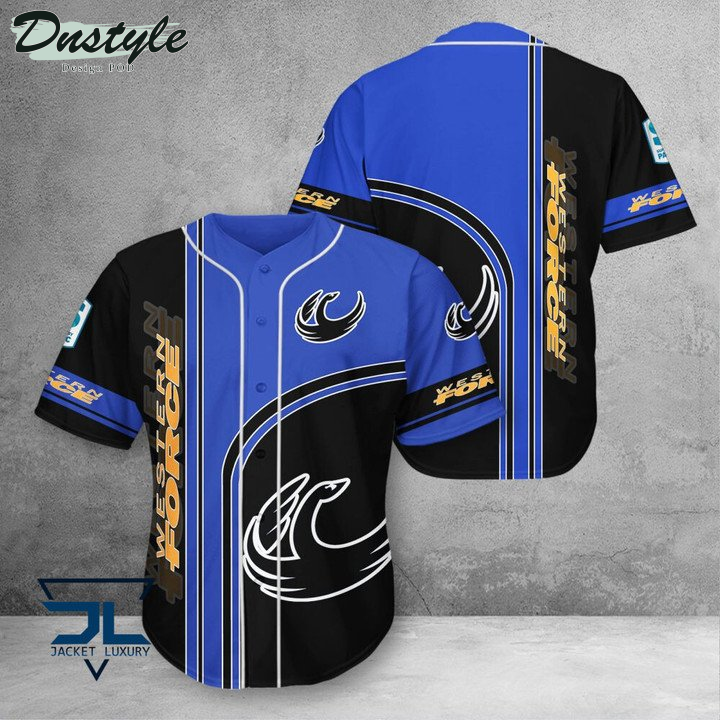 Western Force Rugby Baseball Jersey