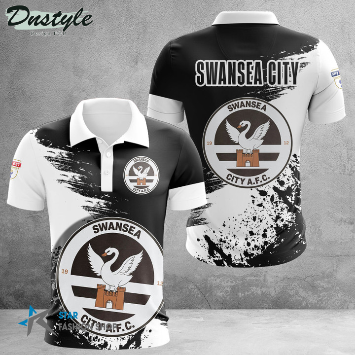 Swansea City A.F.C 3D Polo Shirt