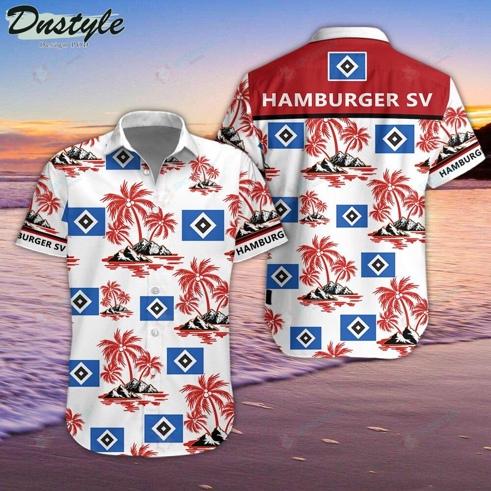 Hamburger SV Tropical Hawaiian Shirt