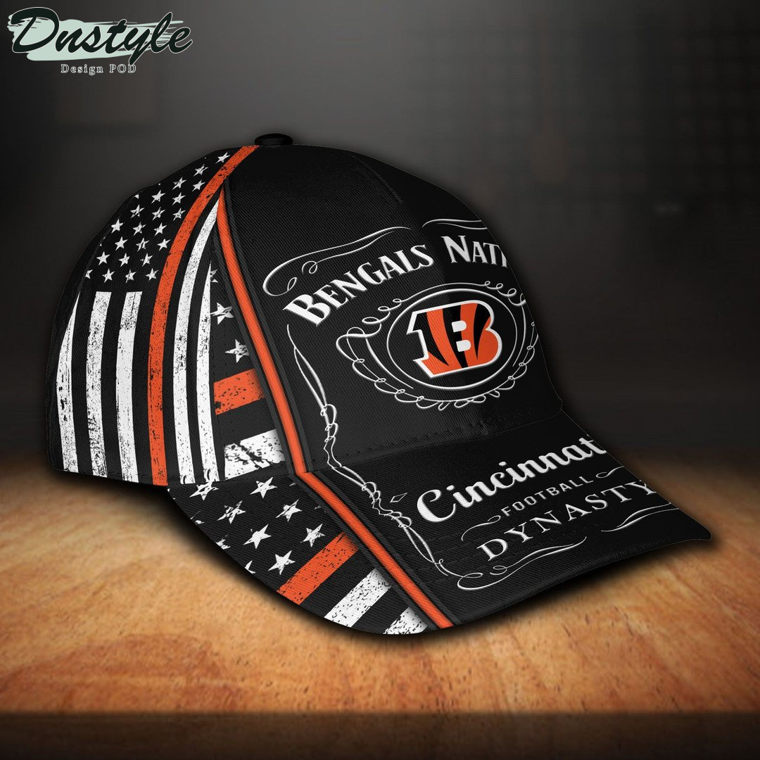 Cincinnati Bengals And Jack Daniel Baseball Classic Cap