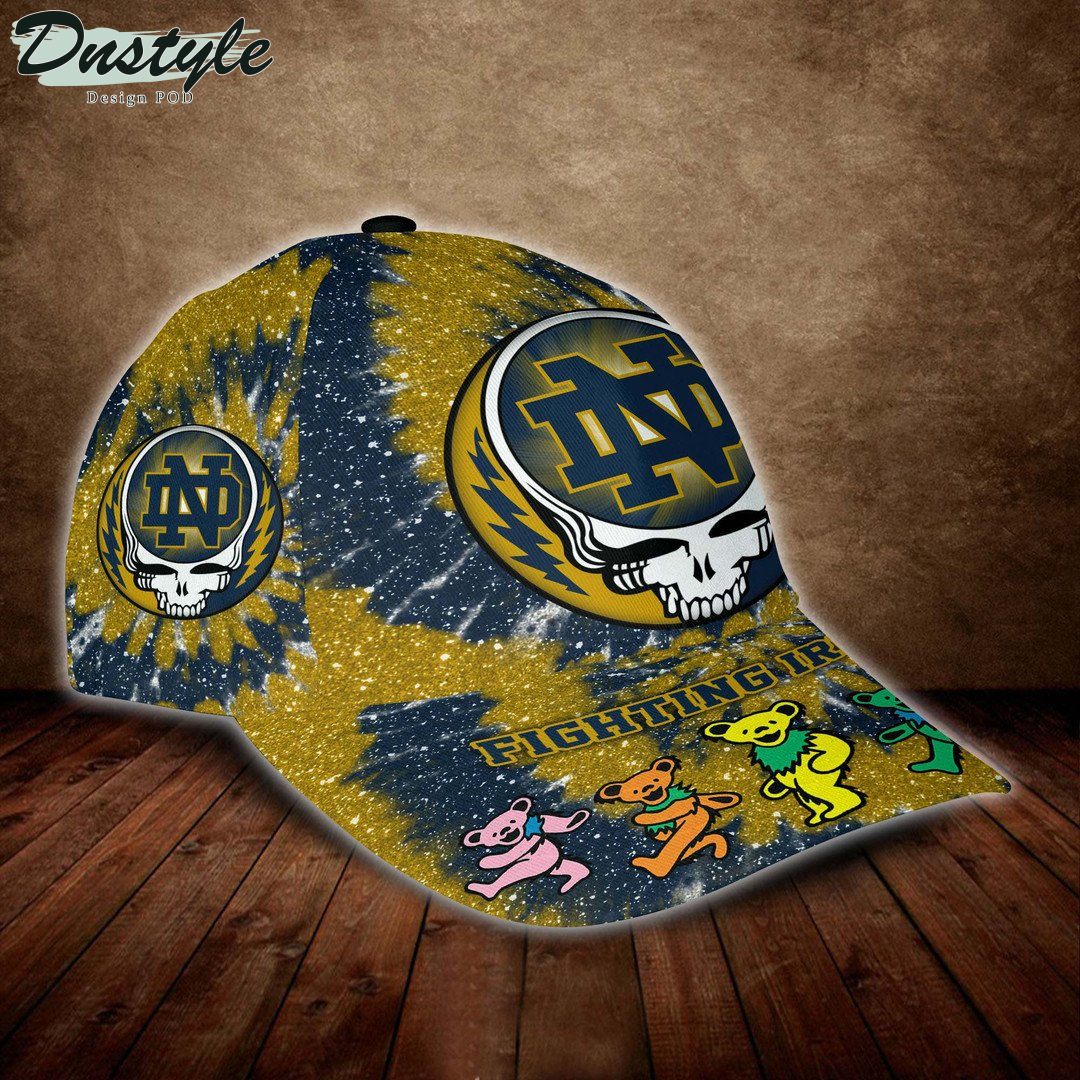 Notre Dame Fighting Irish And Grateful Dead Band Baseball Classic Cap