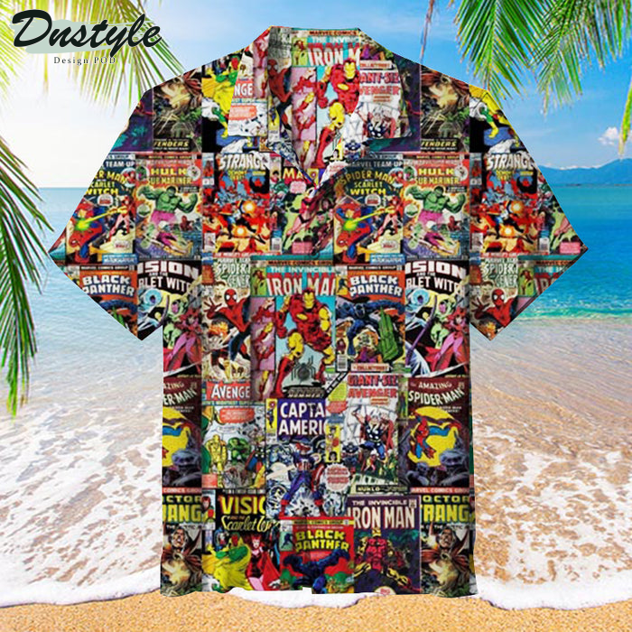 Marvel Comics Universe Unisex Hawaiian Shirt