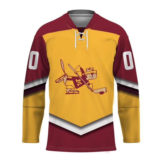 Minnesota Golden Gophers Ice Personalized Hockey Jersey