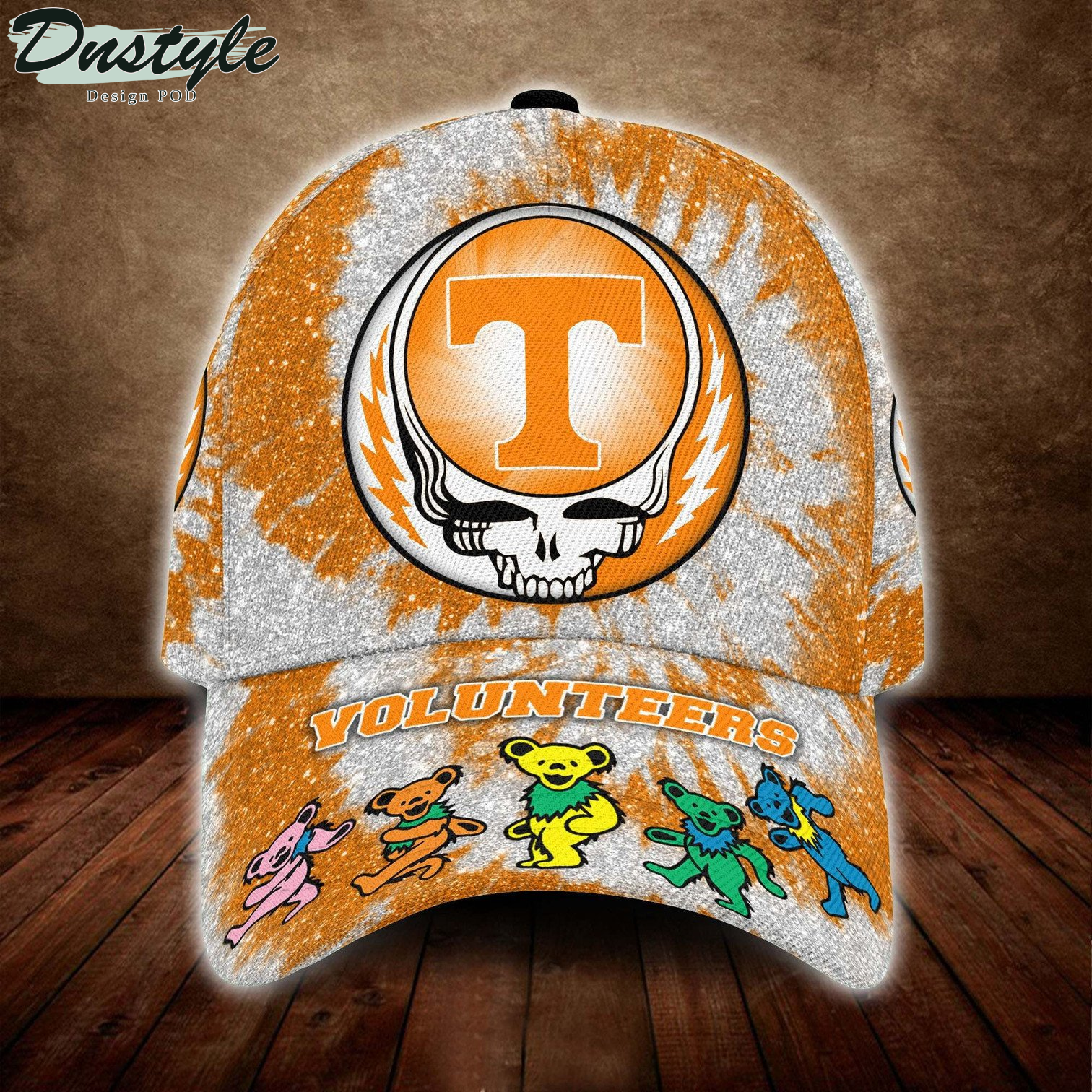 Tennessee Volunteers And Grateful Dead Band Baseball Classic Cap