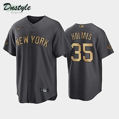 New York Yankees Clay Holmes #35 2022 MLB All-Star Game AL Charcoal Jersey