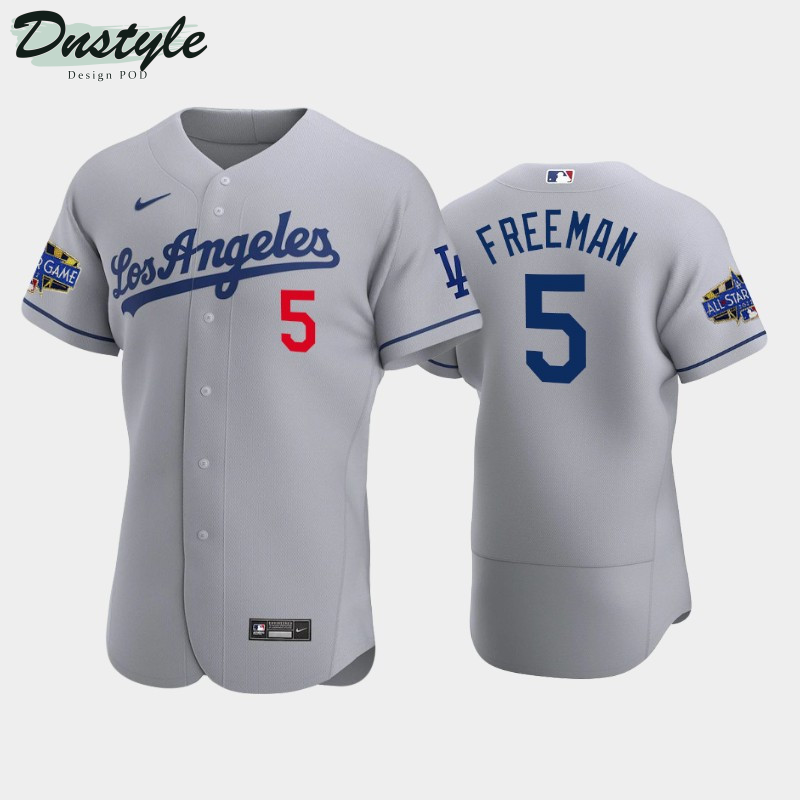 Los Angeles Dodgers Freddie Freeman Road Gray 2022 MLB All-Star Game Jersey