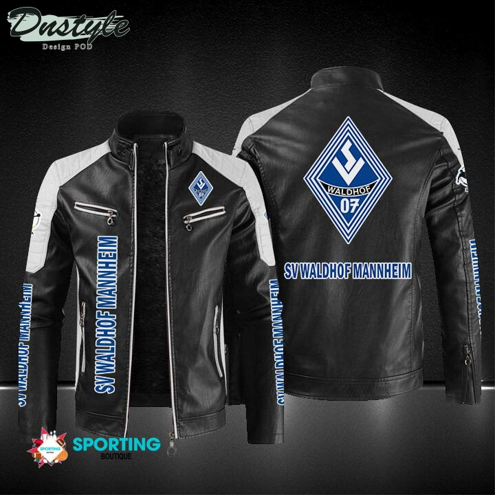 Waldhof Mannheim Block Sport Leather Jacket
