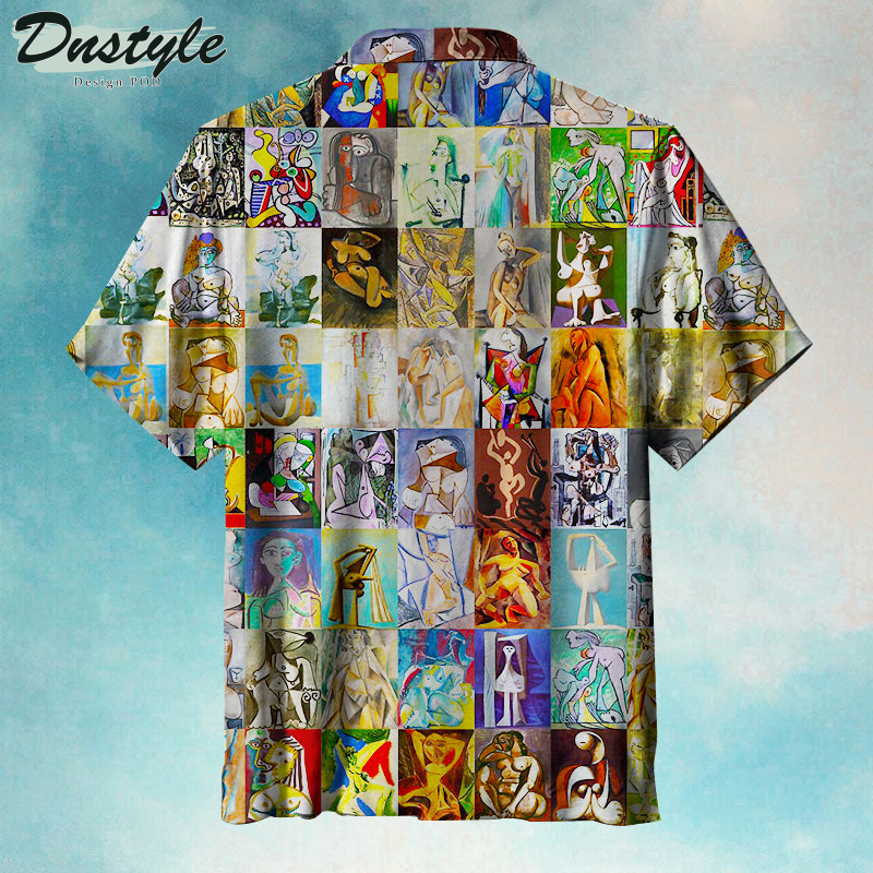 Picasso Nudes Collage Hawaiian Shirt