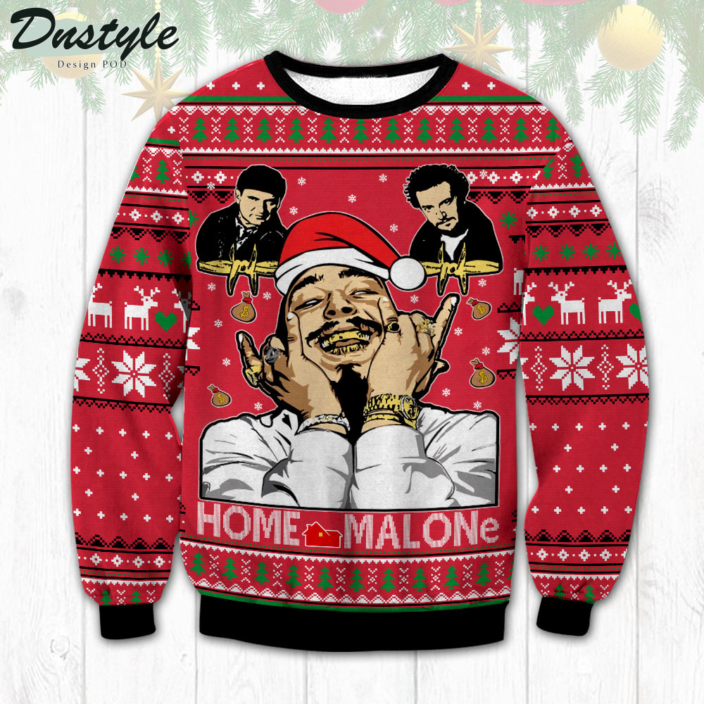 Home Malone Post Malone Ugly Christmas Sweater