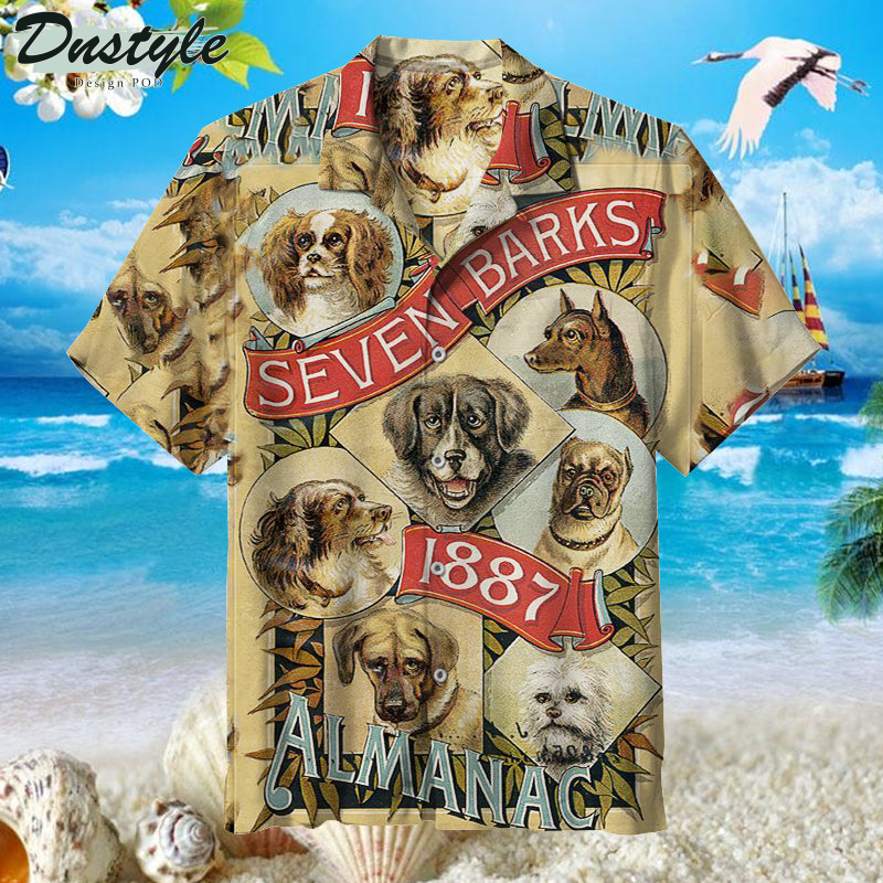 Seven Barks Almanac 1887 Vintage Hawaiian Shirt