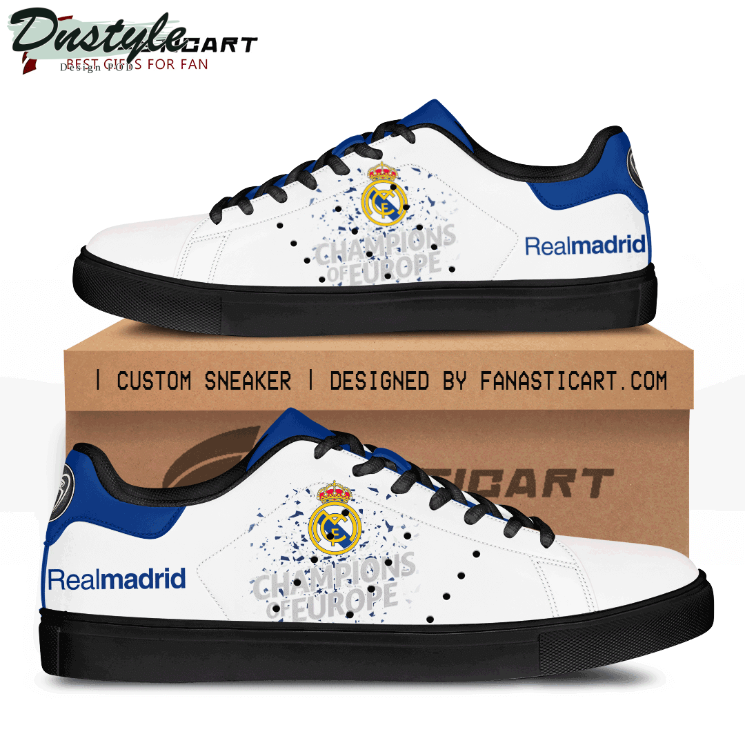 Real Madrid Champion Of Europe Stan Smith Skate Shoes