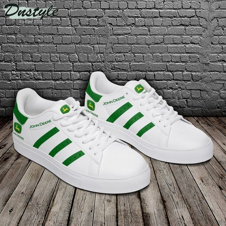 John Deere white green stan smith shoes