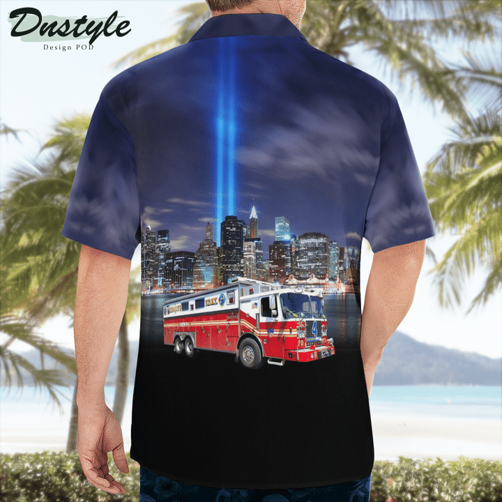 Patriot Day, Fdny Rescue Company 4 - Woodside, New York Hawaiian Shirt