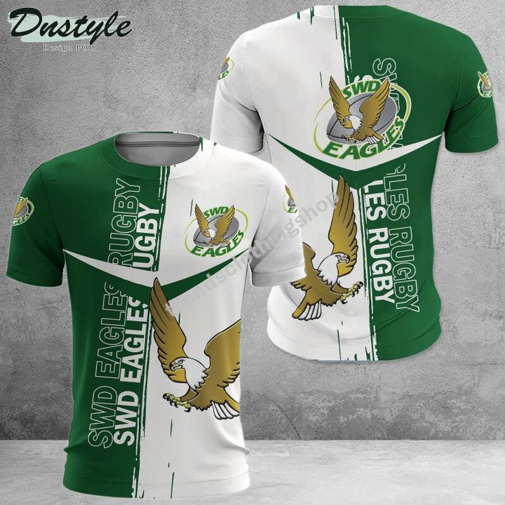 SWD Eagles Rugby 3d Hoodie Tshirt