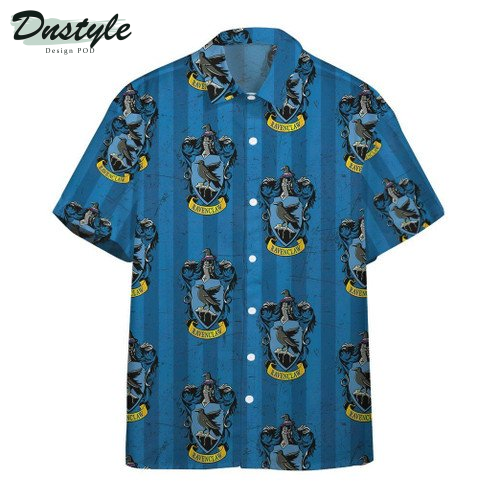 Ravenclaw House Pride Crests Harry Potter Hawaiian Shirt