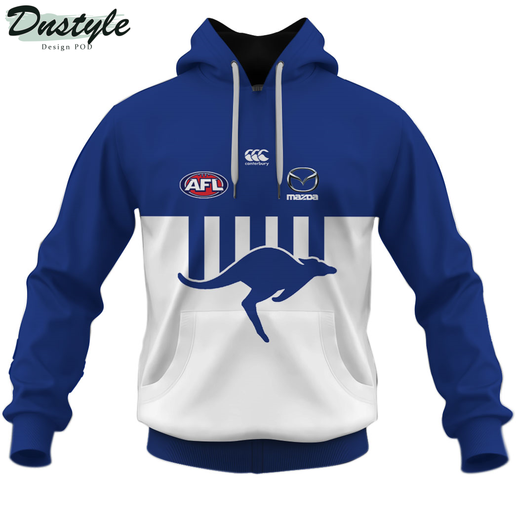 North Melbourne Kangaroos AFL Version 2 Custom Hoodie Tshirt
