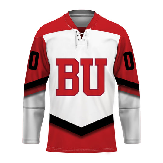 Boston University Terriers Ice Personalized Hockey Jersey