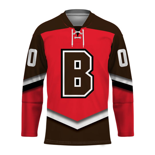 Brown Bears Ice Personalized Hockey Jersey