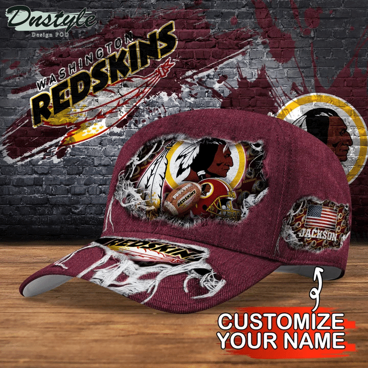 Washington Redskins Personalized Classic Cap