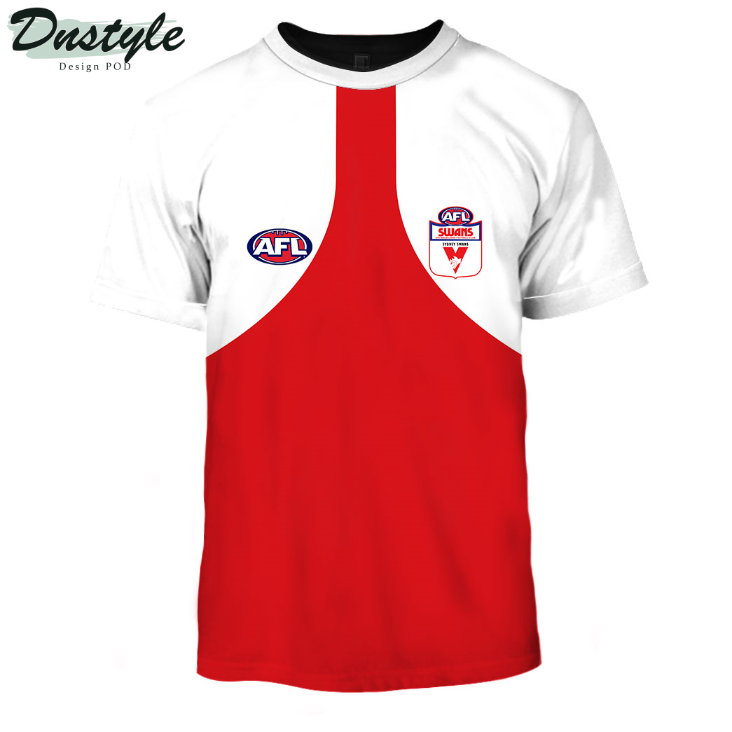 Sydney Swans FC Version 2 Vintage Custom Hoodie Tshirt
