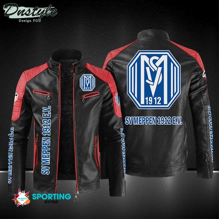 SV Meppen Block Sport Leather Jacket