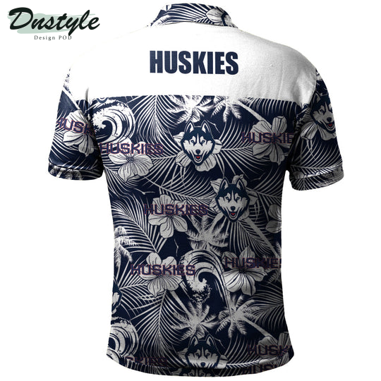 UConn Huskies Tropical Seamless Polo Shirt