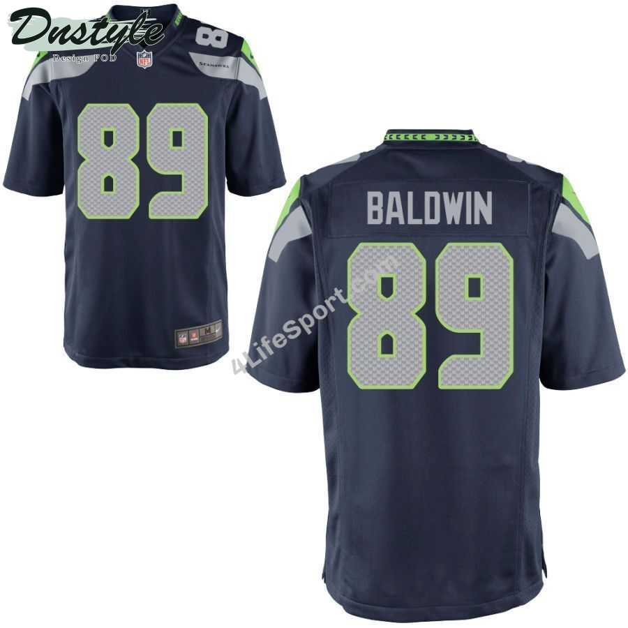 Doug Baldwin 89 Seattle Seahawks Navy Football Jersey