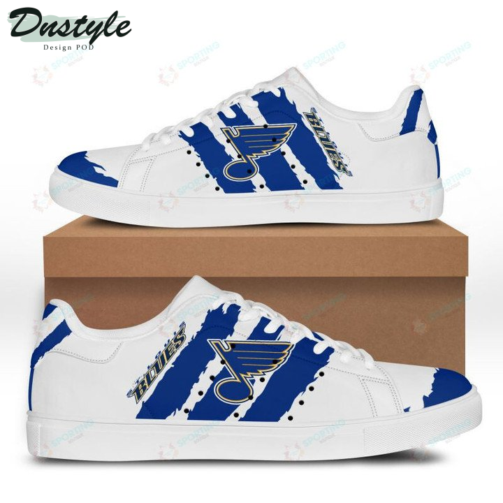 St Louis Blues Stan Smith Skate Shoes