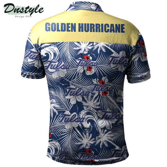 Tulsa Golden Hurricane Tropical Seamless Polo Shirt