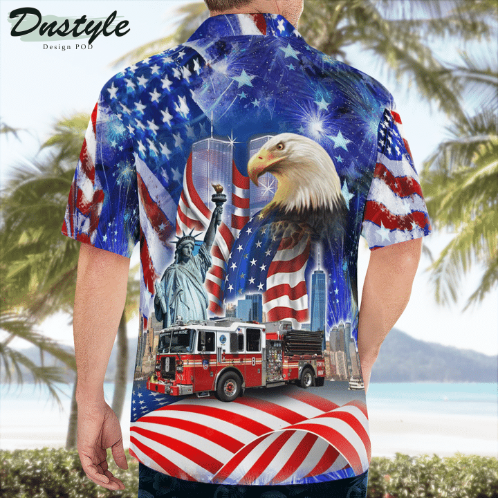 Patriot Day, Fdny Engine 8, Ladder 2, Battalion 8 Hawaiian Shirt