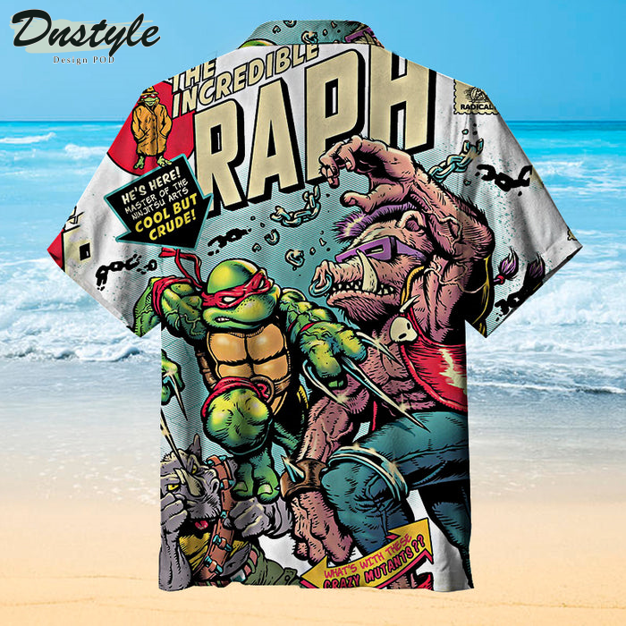 Incredible Raph Teenage Mutant Ninja Turtles Hawaiian Shirt